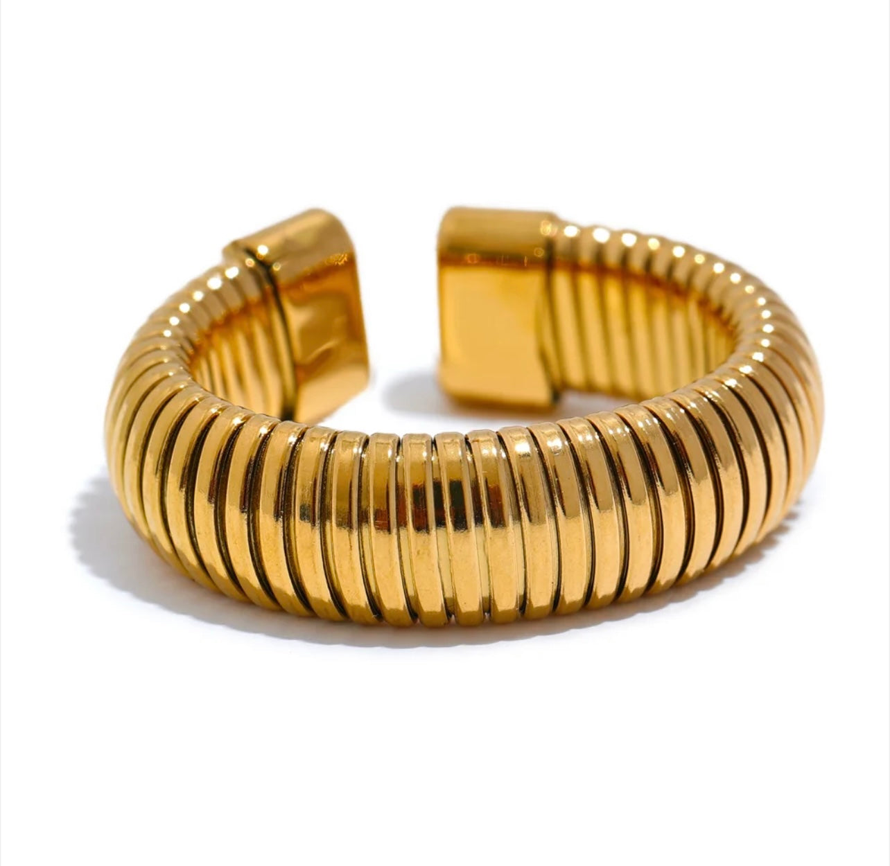 Demure Minimalist Open Ring