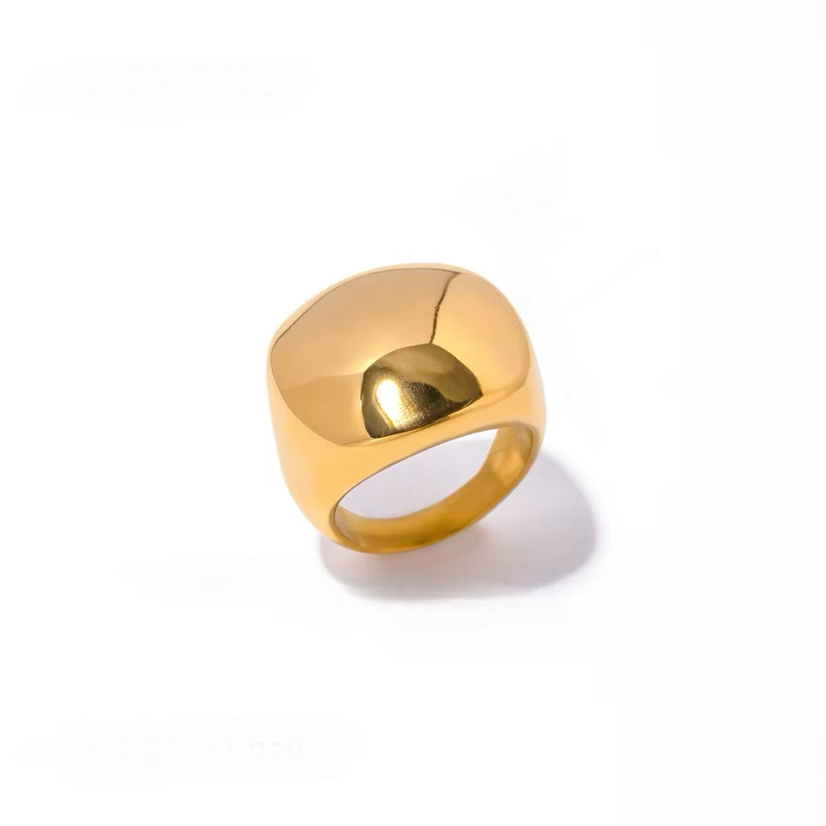 Demure Chunky Gold Ring