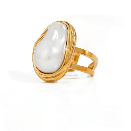 Demure Baroque Ring
