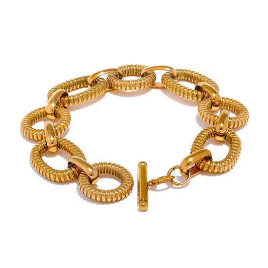 Demure Oval Chain Bracelet