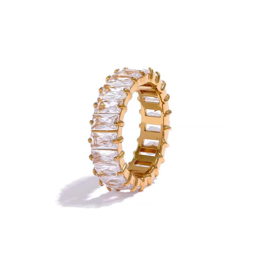 Demure Baguette Ring