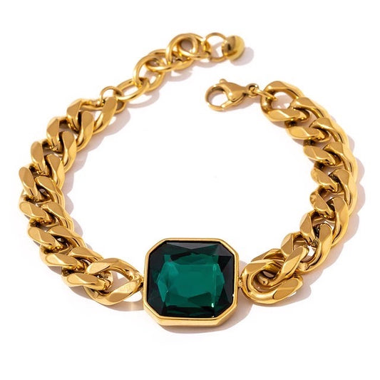 Demure Emerald Bracelet