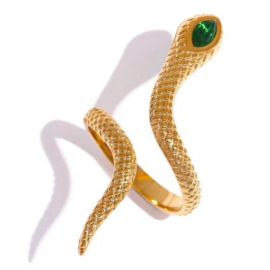 Demure Snake Ring