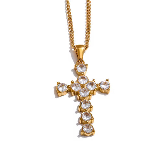 Demure Cross Necklace