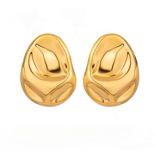 Demure Chunky Textured Earrings
