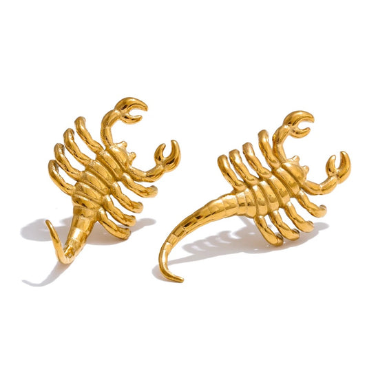 Demure Scorpion Earrings